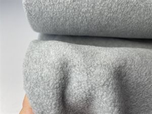 Fleece - almindelig kvalitet i lys gråmeleret